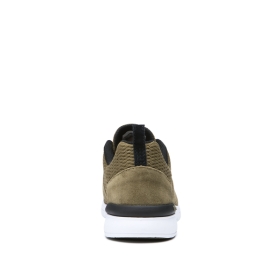 Supra Mens SCISSOR Olive/Black/white Low Top Shoes | CA-88287